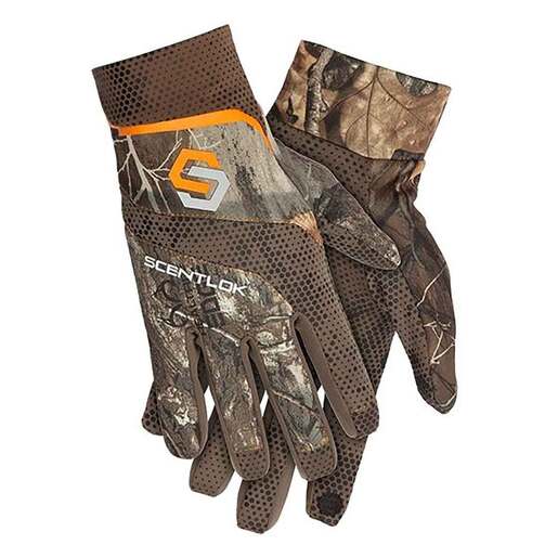 ScentLok Men's Realtree Edge Lightweight Shooters Hunting Gloves - Realtree Edge XS