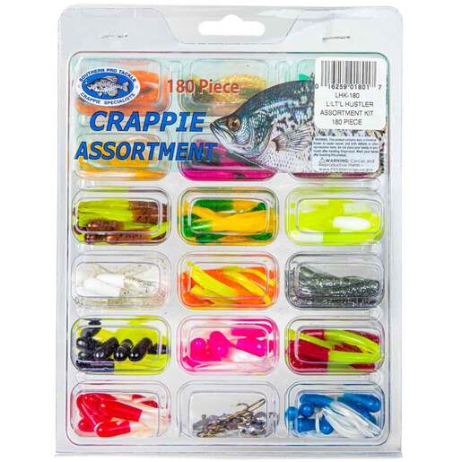 Southern Pro Lit'l Hustler Tri-Color Assorted Tube Bait Kit - Assorted