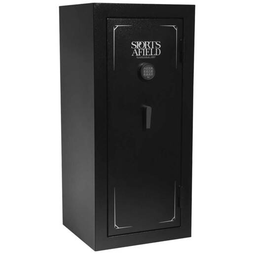 Sports Afield Instinct 24 Gun Safe - Matte Black - Black