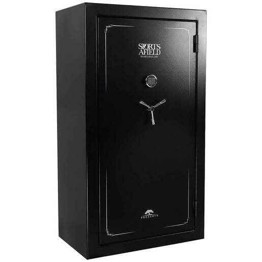 Sports Afield Preserve 68 Gun Safe - Black - Black