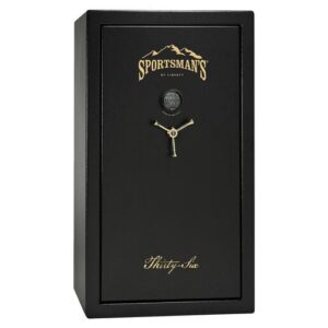 Sportsman's 36 Gun Safe by Liberty - Black/Gold Textured - Black