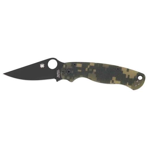 Spyderco Para Military 2 3.45 inch Folding Knife - Camo - U.S. Army ARPAT Camo