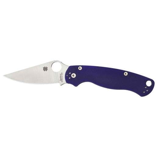 Spyderco Para Military 2 3.45 inch Folding Knife - Dark Blue - Dark Blue