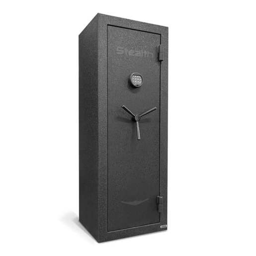 Stealth Safes Essential 14 Gun Safe - Black - Black