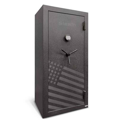 Stealth Safes Essential 28 Gun Safe - Black - Black