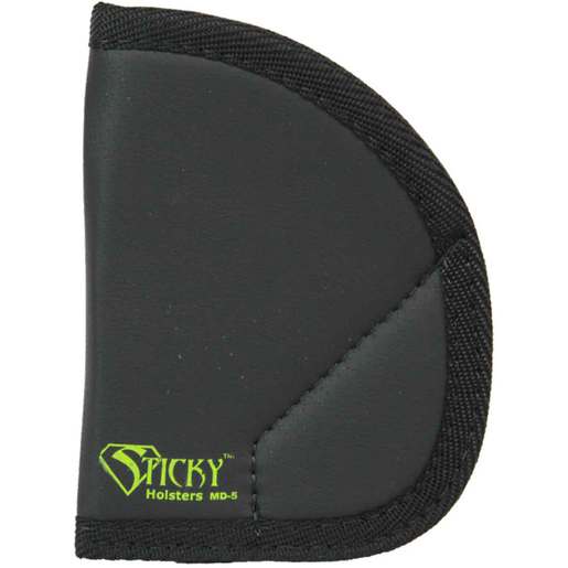 Sticky MD-5 Super Non-Slip Synthetic Rubber Medium Inside the Waistband Ambidextrous Holster - Black - Black MD-5
