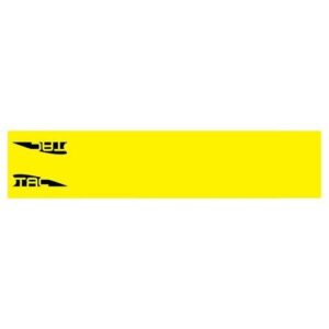 TAC Vanes 4.675 x 1.0in Yellow Arrow Wraps - 13 Pack - Yellow 4.675 x 1.0in