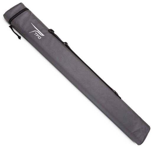 Temple Fork Triangular Fly Fishing Rod Case Tubes - Gray 4 Piece 9ft