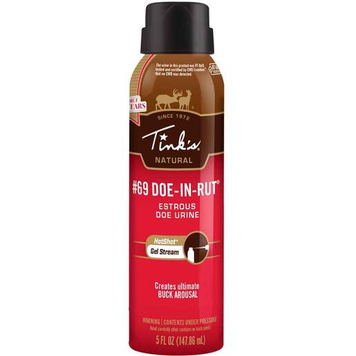 Tink's #69 Doe-In-Rut Hot Shot Gel Stream Attractant - 5oz