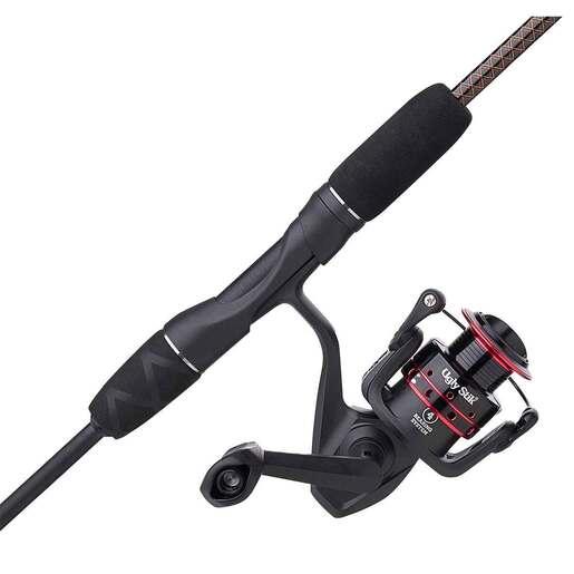 Ugly Stik GX2 Spinning Youth Combo - Black/Red/Gold 30