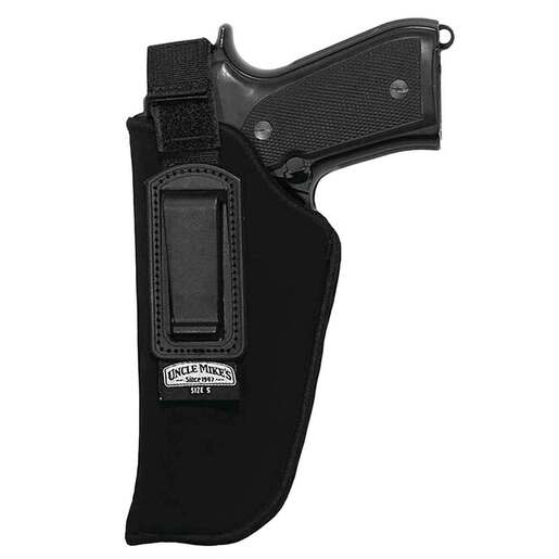 Uncle Mike's Inside-The-Pant with Retention Strap Size 5 Left Hand Holster - Black 5