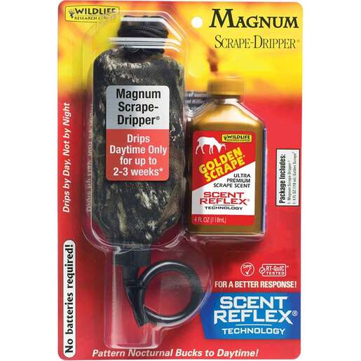 Wildlife Research Magnum Scrape-Dripper Combo with Golden Scrape Scent - 4oz