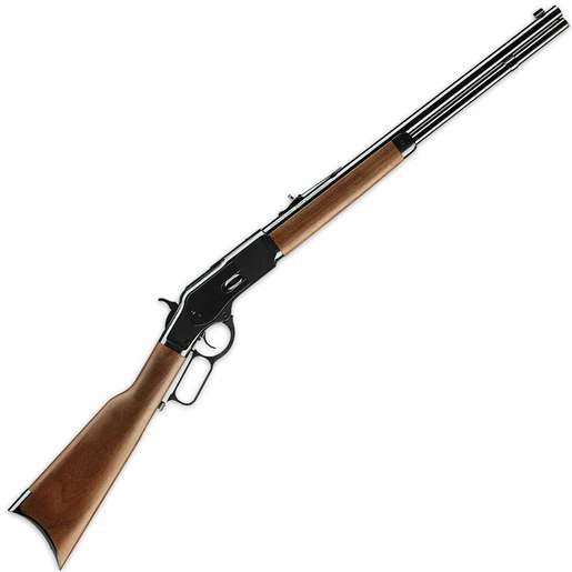 Winchester Model 1873 357 Magnum Short Blued Lever Action Rifle - 20in - Brown