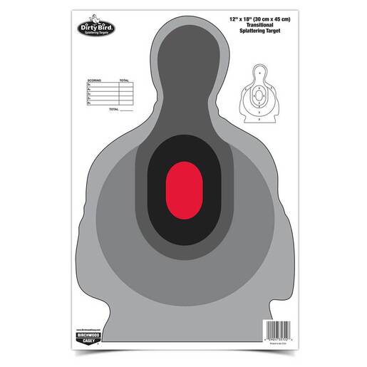 Birchwood Casey Dirty Bird 12x18in Transitional Silhouette Target - 8 Pack