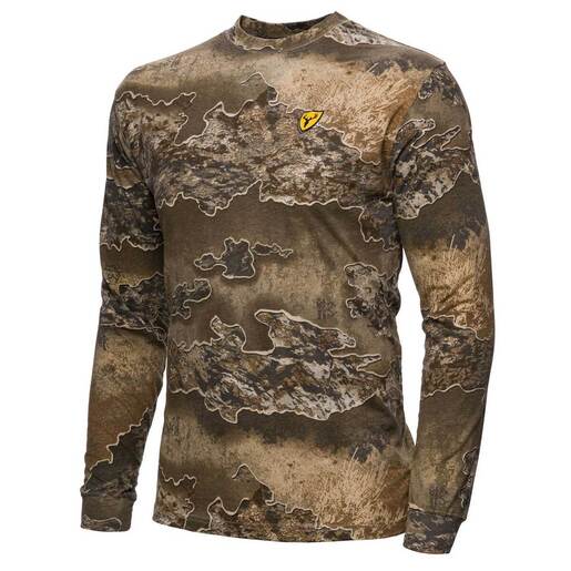 Blocker Outdoors Men's Realtree Excape Fused Cotton Long Sleeve Hunting Shirt - Realtree Excape L