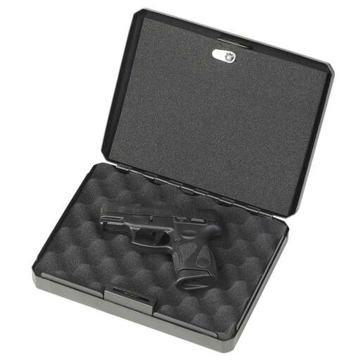 Bulldog Large Personal Vault Key Lock 16 Gauge Steel Pistol Safe - 11in H x 8.50in W x 2.25in D - Black