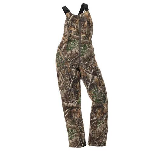 DSG Outerwear Women's Realtree Edge Breanna 2.0 Drop Seat Fleece Hunting Bib - Realtree Edge M