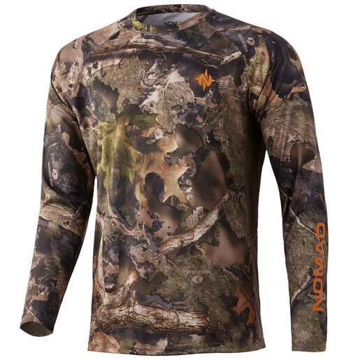 Nomad Men's Mossy Oak Droptine Pursuit Long Sleeve Hunting Shirt - Mossy Oak Droptine L