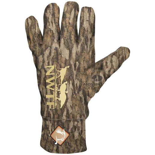 Ol' Tom Men's Stretch Fit Hunting Gloves - Mossy Oak Bottomland One Size Fits Most