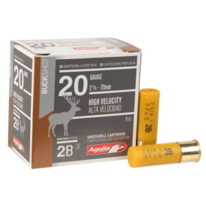 Aguila 20 Gauge 2-3/4in BB Buckshot Shotshells - 25 Rounds - BB