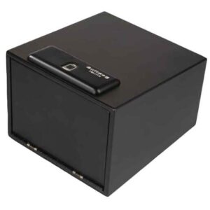 Bulldog Magnum Biometric Pistol Safe - 11.5in x 10in x 8in - Black