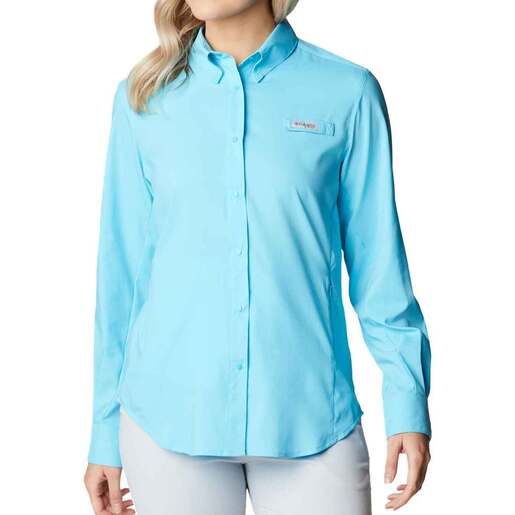 Columbia Women's PFG Tamiami II Long Sleeve Fishing Shirt - Atoll S