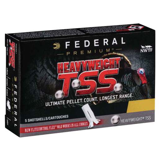 Federal Heavyweight TSS 20 Gauge 3in #9 1-1/2oz Tungsten Turkey Shotshells - 5 Rounds - #9