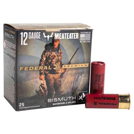Federal Premium Bismuth 12 Gauge 2-3/4in #5 1-1/4oz Upland Shotshells - 25 Rounds - #5