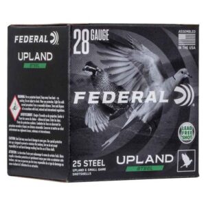Federal Upland Steel 28 Gauge 2-3/4in #6 5/8oz Upland Shotshells - 25 Rounds - #6