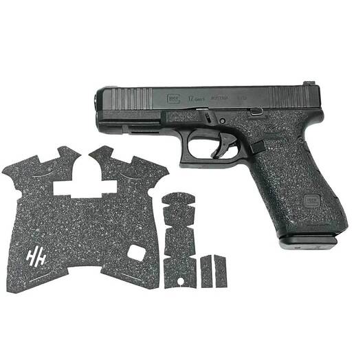 HandleItGrips Rubber Glock 17/22/34/35/47 Gen 5/Gen 5 MOS Pistol Grip Enhancement - Black - Black