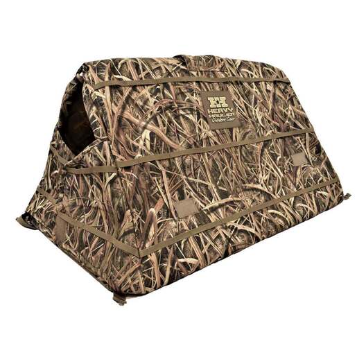 Heavy Hauler EZ Collapse Dog Blind - Mossy Oak Shadow Grass Blades