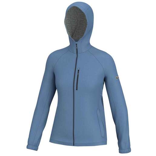 Huk Women's Rover Waterproof Fishing Rain Jacket - Quiet Harbor S