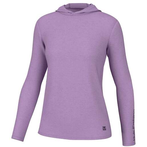 Huk Women's Waypoint Long Sleeve Fishing Shirt - Marine Blue L