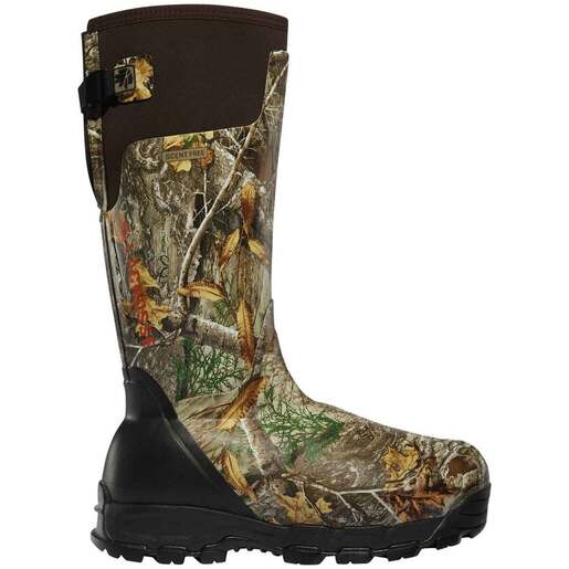 LaCrosse Men's Alphaburly Pro 18in 1600g Insulated Waterproof Rubber Hunting Boots - Realtree Edge 9