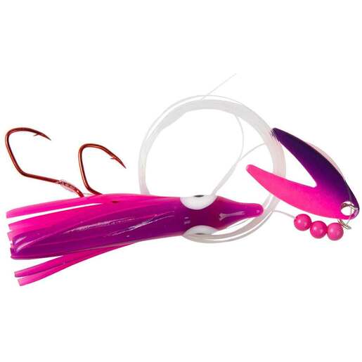 Lake Shore Tackle Spinner Squid - Pink Glow 4