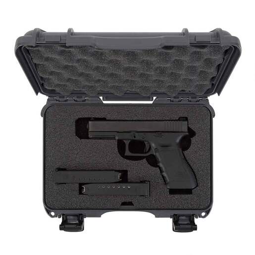 Nanuk 909 12.6in Glock Handgun Case - Graphite - Graphite