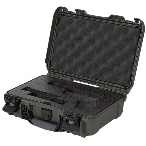 Nanuk 909 12.6in Glock Handgun Case - Olive - Olive