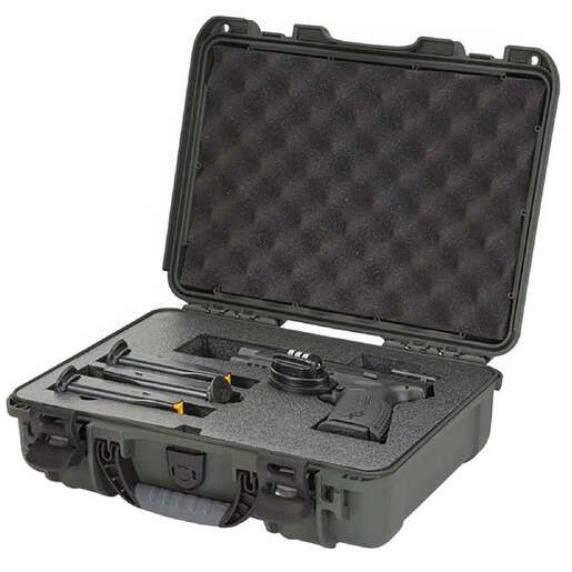 Nanuk 910 Pistol Optic Ready 14.3in Handgun Case - Olive - Olive