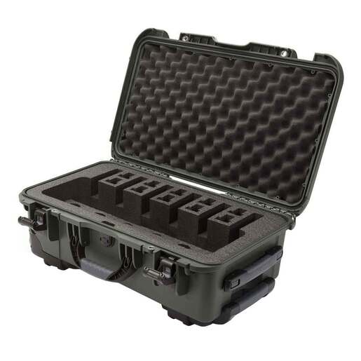 Nanuk 935 6 UP 22in Handgun Case - Olive - Olive