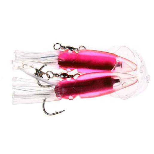 P-Line Ling Cod Squids - Clear / Yellow / Green 7/O