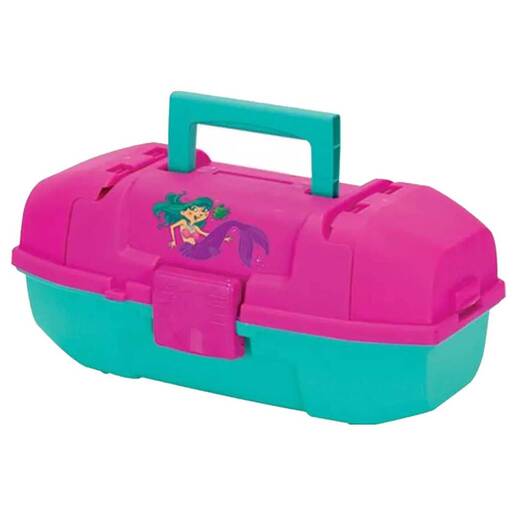 Plano Youth Mermaid Tackle Box - Pink/Turquoise