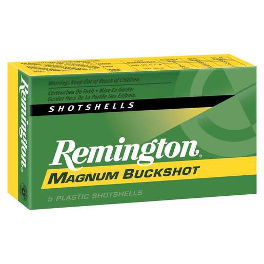 Remington Express 12 Gauge 2-3/4in 00 Buck Buckshot Shotshells - 5 Rounds - #00 Buck