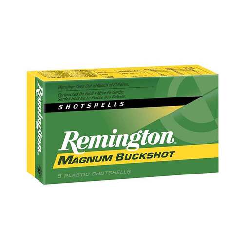 Remington Express Magnum 12 Gauge 3-1/2in #00 Buck Buckshot Shotshells - 5 Rounds - #00 Buck