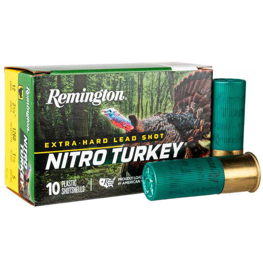 Remington Nitro Turkey 12 Gauge 2-3/4in #5 1-1/2oz Turkey Shotshells - 10 Rounds - #5