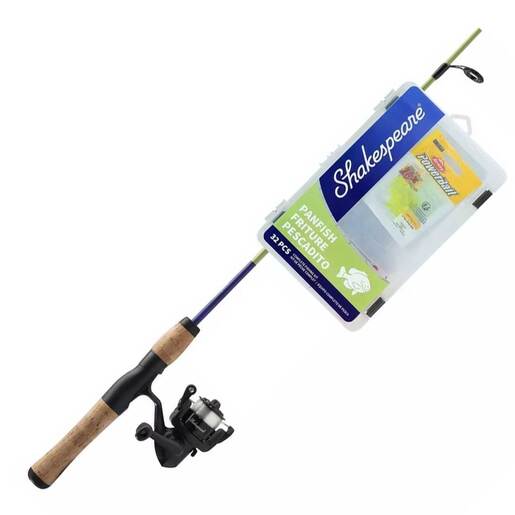Shakespeare Catch More Fish Panfish Spinning Combo - Green/Blue 20