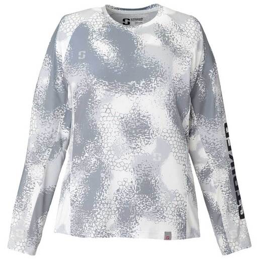 Striker Ice Women's Wavebreak Long Sleeve Fishing Shirt - Whitewash XS