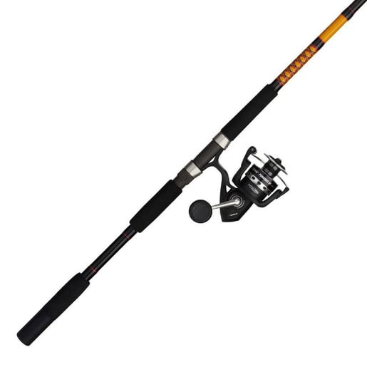Ugly Stik Bigwater Pursuit IV Spinning Combo - Black/Yellow 8000