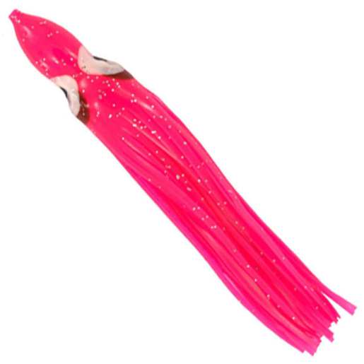 Zak Tackle Wally Whale Premium Rigged Squid Skirt - Milky GlowithBlue Dots