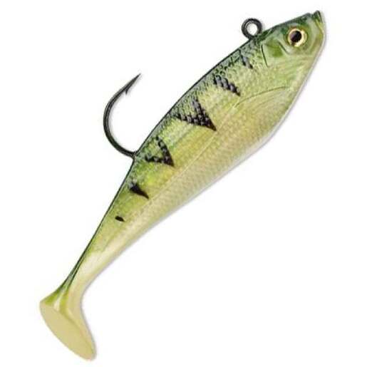 Storm WildEye Swim Shad Soft Swimbait - Pearl 5/0 Hook