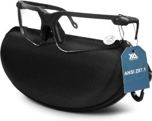 xaegistac Shooting Glasses with Case Anti Fog Hunting Safety Glasses for Men Women